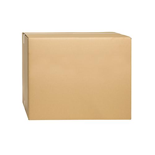 Wellpapp-Faltkartons, 2-wellig, 600 x 500 x 500 mm, braun
