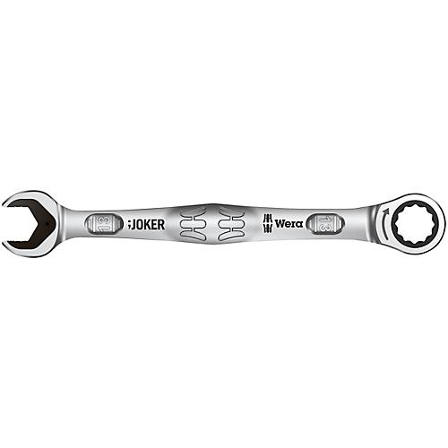 Wera Maulringratschenschlüssel 6000 Joker, SW 19 mm, Länge 246 mm, Chrom-Molybdän-Stahl, Zwölfkant