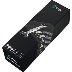 WERA Maulringratschenschlüssel Satz Joker, 4-tlg., SW 10-19 mm, gerade, legierter Werkzeugstahl, matt verchromt WERA Maulringratschenschlüssel Satz Joker, 4-tlg., SW 10-19 mm, gerade, legierter Werkzeugstahl, matt verchromt
