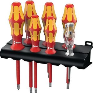 WERA VDE-Schraubendrehersatz 160 i/165 i/7, 7-teilig, Schlitz/PZD, IEC 60900, Lasertip-Spitze, bis 1000 V isoliert WERA VDE-Schraubendrehersatz 160 i/165 i/7, 7-teilig, Schlitz/PZD, IEC 60900, Lasertip-Spitze, bis 1000 V isoliert