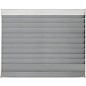 Werkstattplaner Eichner, breite Ausführung, 10 Schienen, für bis zu 50 Auftragstaschen des Formates A4, B 1580 x H 1282 mm, Kunststoff, grau
