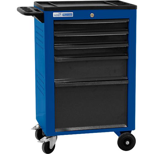 Werkstattwagen BASIC, 5 Schubladen, blau