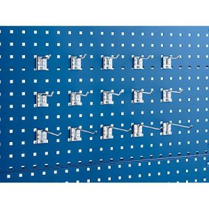 Werkzeughaken Set A, für Materialschränke mit Lochrasterwänden, 15-teilig Werkzeughaken Set A, für Materialschränke mit Lochrasterwänden, 15-teilig