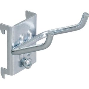 Werkzeughalter WFI, magnetisch, 2 Haken, L x 50 x B 40 x H 50 mm, Stahl, silber, 2 Stück Werkzeughalter WFI, magnetisch, 2 Haken, L x 50 x B 40 x H 50 mm, Stahl, silber, 2 Stück