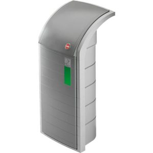 Wertstoffsammelbehälter Hailo ProfiLine WSB Design XXXL, 120 l, Verbindungsklammern & Aufkleber, L 450 x B 500 x H 1120 mm, Kunststoff, grau Wertstoffsammelbehälter Hailo ProfiLine WSB Design XXXL, 120 l, Verbindungsklammern & Aufkleber, L 450 x B 500 x H 1120 mm, Kunststoff, grau