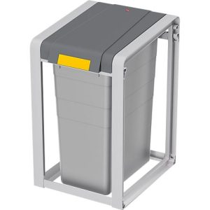 Wertstoffsammler Hailo ProfiLine Öko XL, Basismodul, Volumen 38 l, mit Inneneimer, L 395 x B 355 x H 560 mm, Kunststoff, grau Wertstoffsammler Hailo ProfiLine Öko XL, Basismodul, Volumen 38 l, mit Inneneimer, L 395 x B 355 x H 560 mm, Kunststoff, grau