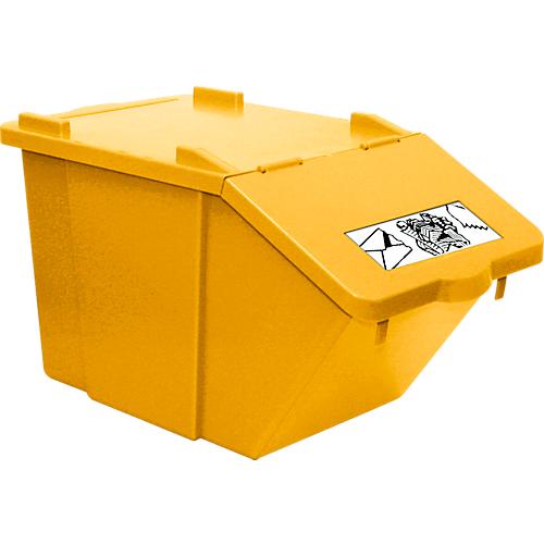 Wertstoffsammler Ökonom, stapelbar, 45 l, gelb