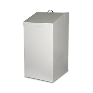 Wertstoffsammler, Volumen 54 l, mit Inneneimer, Stahl verzinkt, B 340 x T 380 x H 650 mm, grau Wertstoffsammler, Volumen 54 l, mit Inneneimer, Stahl verzinkt, B 340 x T 380 x H 650 mm, grau