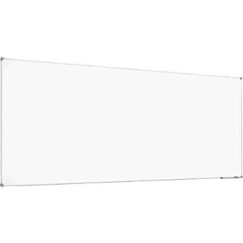 Whiteboard 2000 MAULpro, weiß kunststoffbeschichtet, Rahmen platingrau, 1200 x 3000 mm