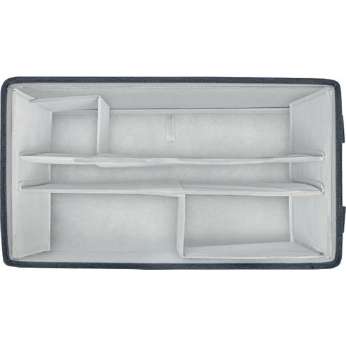 Whiteboard-Zubehörtasche Nobo, mit Inhalt, magnetischer Deckel, zusammenklappbar, bis 8 kg, B 299 x T 355 x H 230 mm, Recyclingstoff, anthrazitgrau