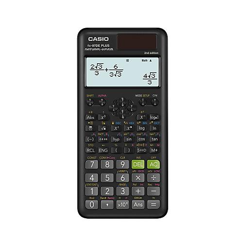 Wissenschaftlicher Taschenrechner CASIO FX-82DEX, 325 Funktionen, LC-Display, Solar/Batterie, schwarz