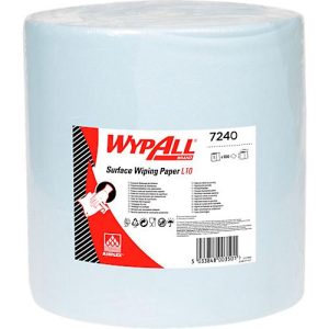 WYPALL* Wischtuch L-10 EXTRA + Großrolle, aus Airflexmaterial, 1000 Tücher, 1-lagig, blau WYPALL* Wischtuch L-10 EXTRA + Großrolle, aus Airflexmaterial, 1000 Tücher, 1-lagig, blau