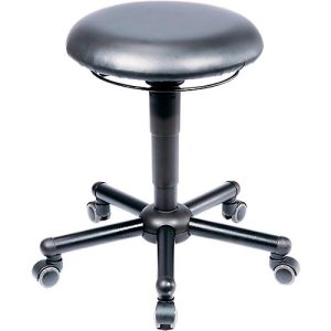 XXL-Hocker meychair Assistant Pro A19-10020, mit Rollen, höhenverstellbar, bis 250 kg, Stahl & Kunstleder, desinfektionsmittelbeständig, schwarz XXL-Hocker meychair Assistant Pro A19-10020, mit Rollen, höhenverstellbar, bis 250 kg, Stahl & Kunstleder, desinfektionsmittelbeständig, schwarz