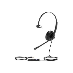 Yealink UH34 Lite Mono – Headset – On-Ear – kabelgebunden – USB – Schwarz
