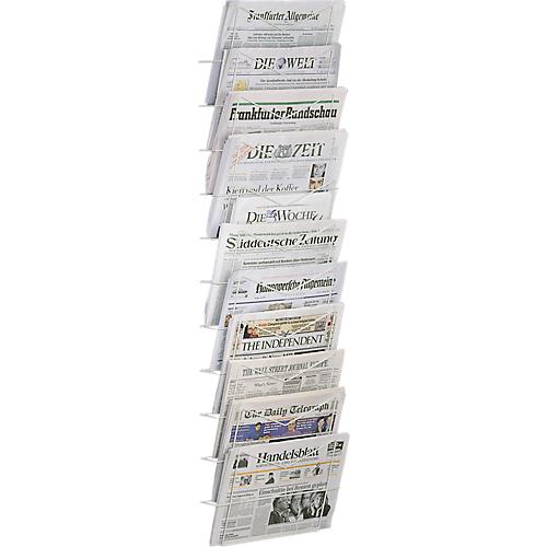 Zeitschriftenhalter, 400x1400, 11 Fächer