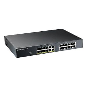 Zyxel GS1915 Series GS1915-24EP – Switch – kompatibel mit NebulaFLEX – Smart – 24 x 10/100/1000 (12 PoE) – Desktop, wandmontierbar